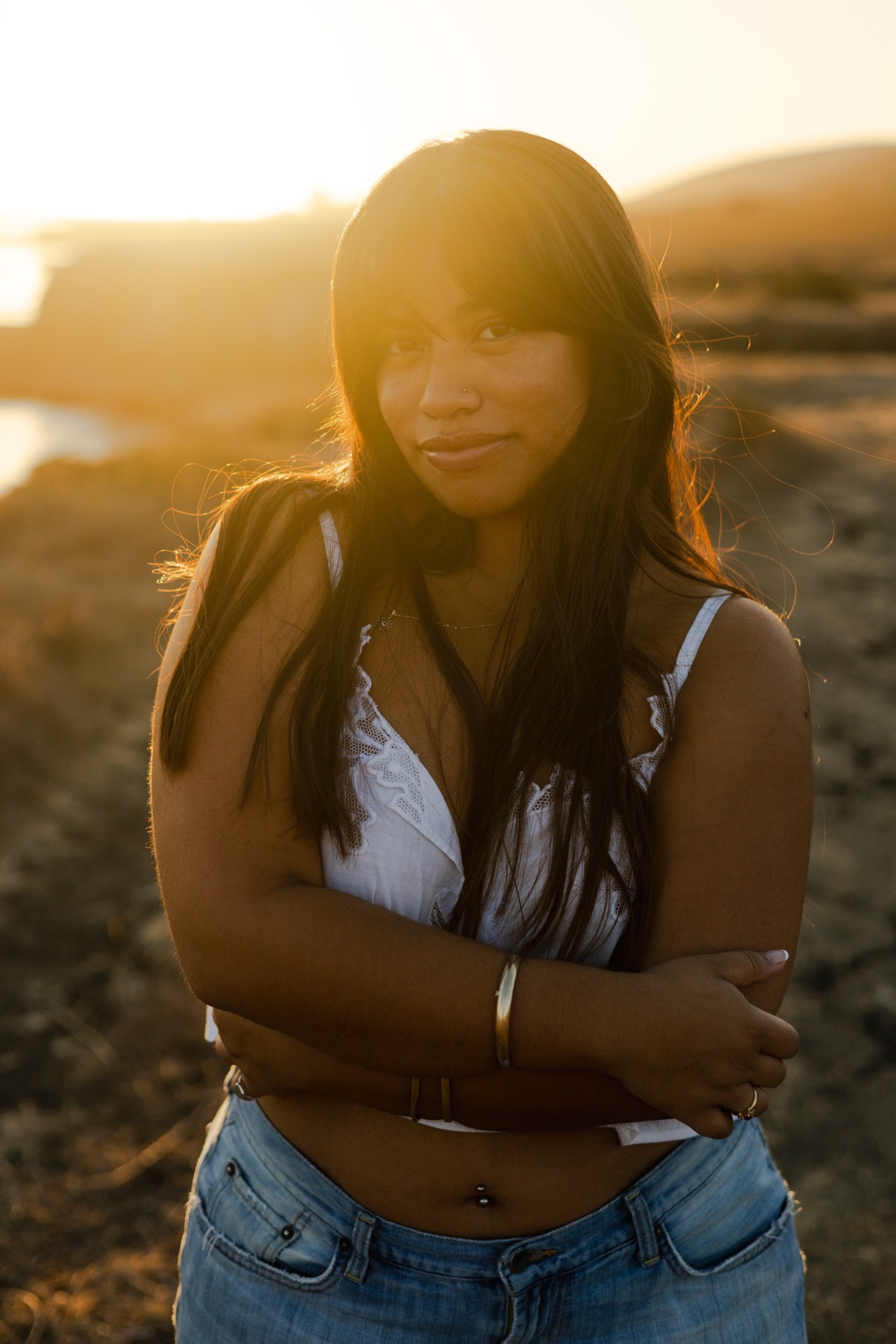 Portrait session by Olivia Grace Photography, seen through the logo's camera lens
